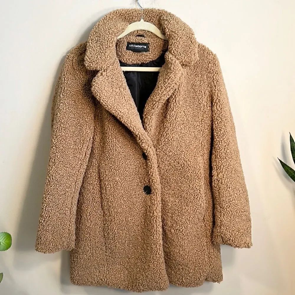 Liz Claiborne Teddy Jacket S